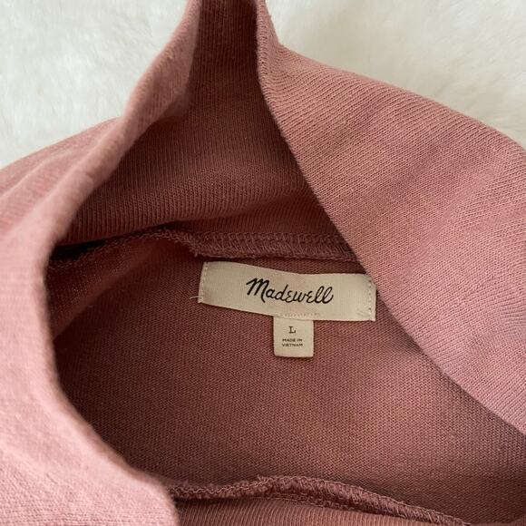 Madewell Mock Neck Top Size Large - Picture 4 of 6